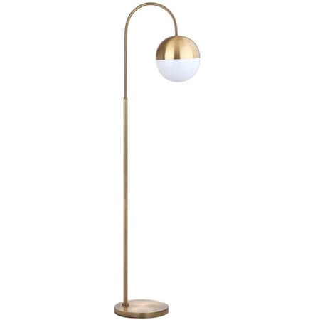 Safavieh 55.5 in. Jonas Floor Lamp, Brass FLL4018A